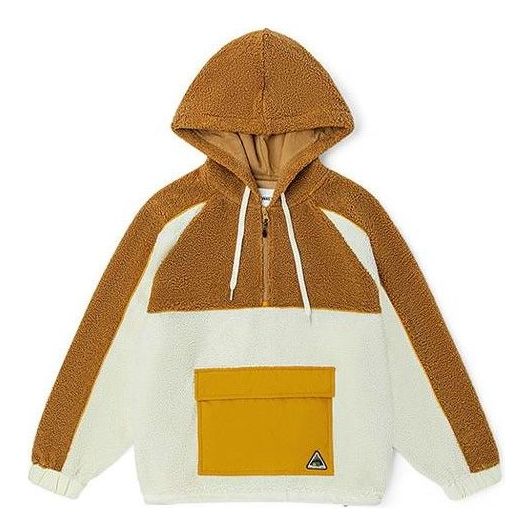 Mikina Vans Vans Casual Half-Zip Fleece Hoodie Hnedá | VN0A5F6E3KS