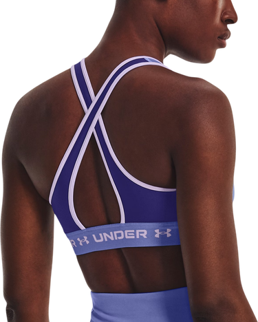 Podprsenka Under Armour Under Armour UA Crossback Mid Sports Bra Fialová | 1361034-468, 2