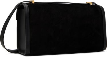 Kabelka Savette Savette Symmetry 26 Suede and Leather Shoulder Bag Čierna | H-010-14-14, 2