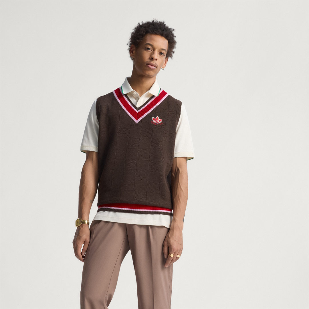 Vesta adidas Originals Originals Knit Vest Hnedá | JW9862, 0