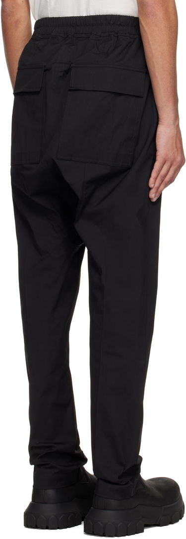 Nohavice Rick Owens Rick Owens Hollywood Drawstring Long Trousers Čierna | RR01E5380 TE, 2