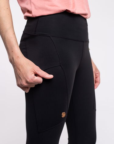 Legíny FJÄLLRÄVEN Abisko Tights Čierna | 84773-550, 1