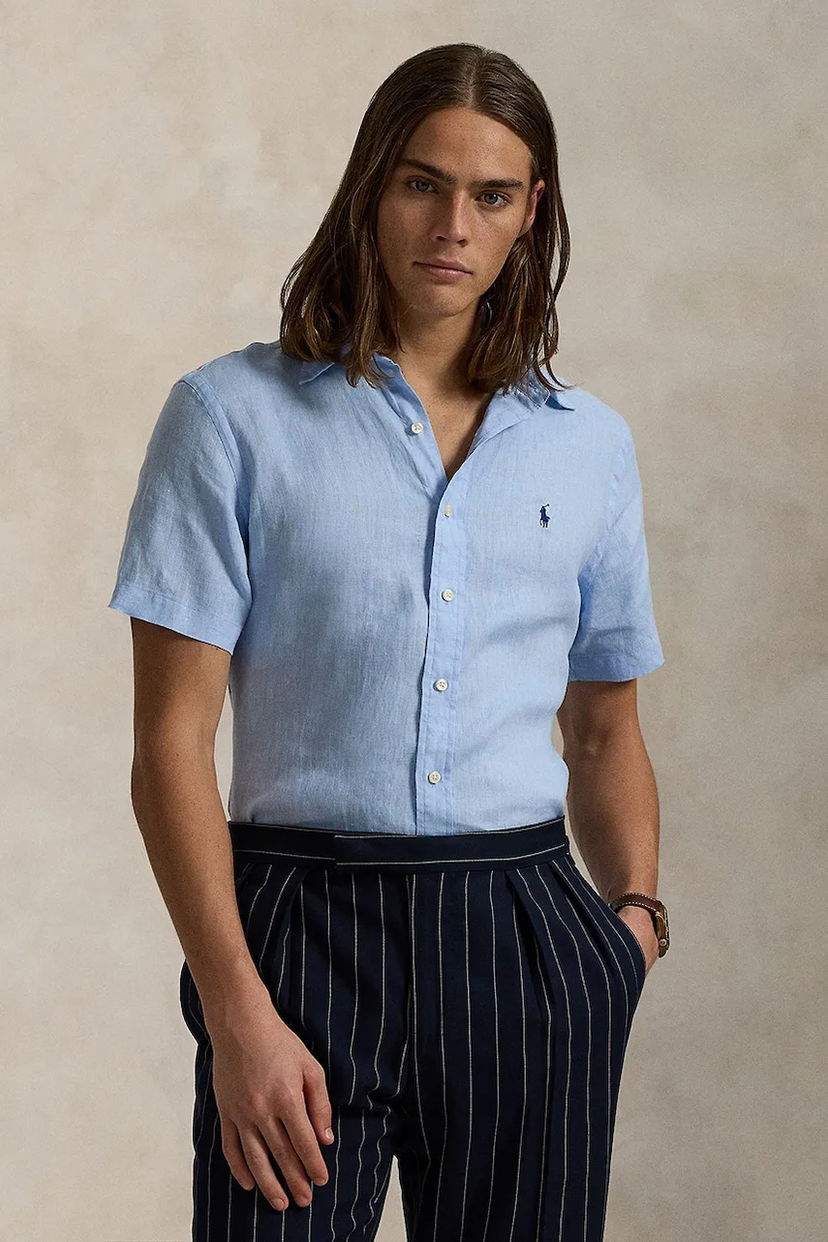 Košeľa Polo by Ralph Lauren Polo Ralph Lauren Sport Shirt, Button-Down, Regular Fit Modrá | 710968912
