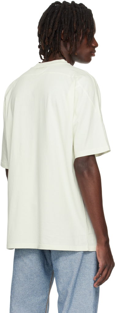 Tričko VETEMENTS Cut-Up V-Neck T-shirt Biela | UH76TR260I, 2