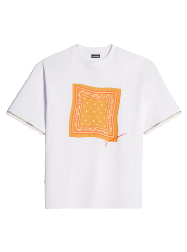Tričko Jacquemus Le Toalha Banadana Logo Biela | 235JS140-2305-1EB