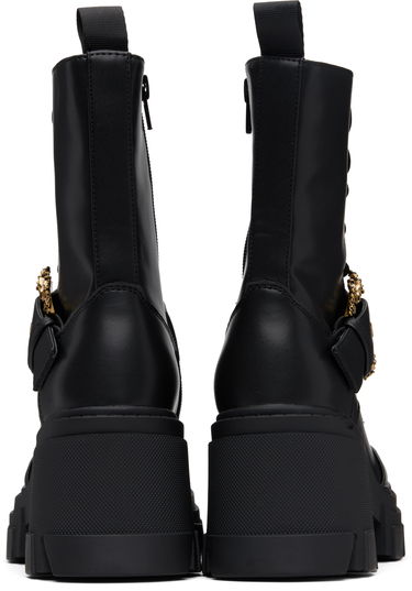Tenisky a topánky Versace Versace Jeans Couture Baroque Buckle Drew Boots Čierna | E79VA3S86_E71570, 1