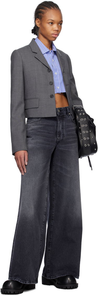 Džínsy We11done We11done Oversized Washed Jeans Čierna | WD-DP0-25-396-W-BK, 3