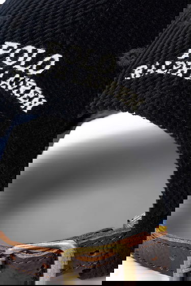 Šiltovka Polo by Ralph Lauren Polo Corduroy Baseball Cap with Embroidered Logo Čierna | 710847175, 2