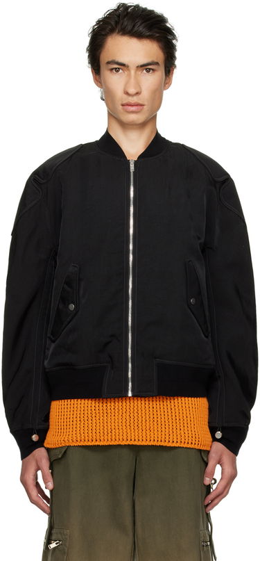 Bomber bunda Dion Lee Dion Lee Padded Bomber Jacket Čierna | C4030R23, 0