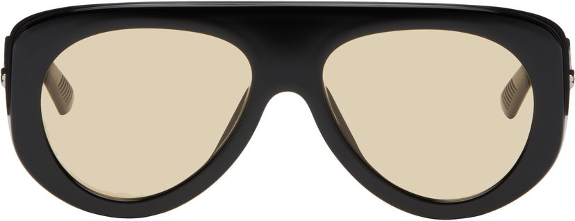 Slnečné okuliare Bottega Veneta Bottega Veneta Osservatorio Aviator Sunglasses Čierna | BV1362S-005