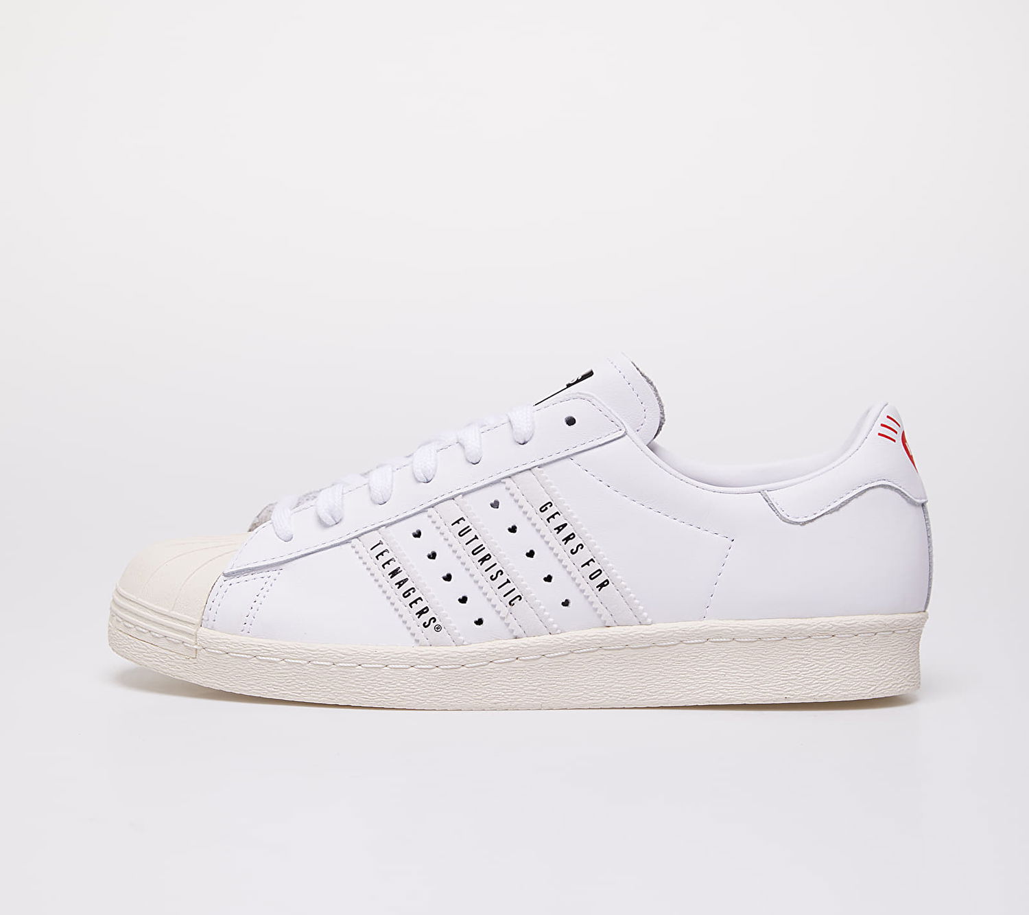 Tenisky a topánky adidas Originals Pharrell Williams Superstar 80s Human Made Biela | FY0730, 0