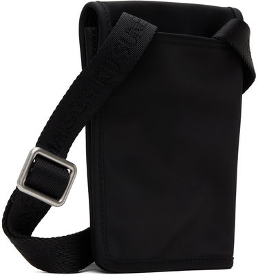 Peňaženka MAISON KITSUNÉ Maison Kitsuné 'The Traveller' Neck Pouch Čierna | MM05362WQ1001P199, 2