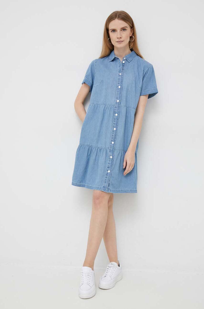 Šaty GAP Denim Dress Modrá | 610755.00LIGHTWAS, 0