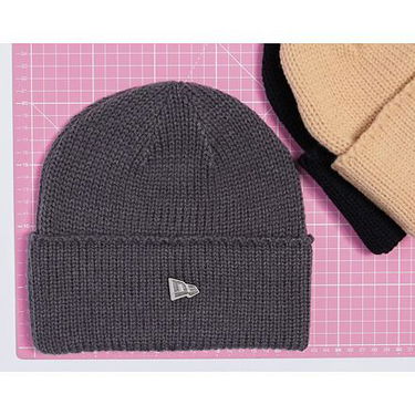 Kulicha New Era Beanie - Medium Knit Wide Cuff Čierna | 60565447, 1