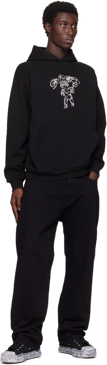 Mikina Dime Embroidered Fighter Hoodie Čierna | DIMESU2544BLK, 3