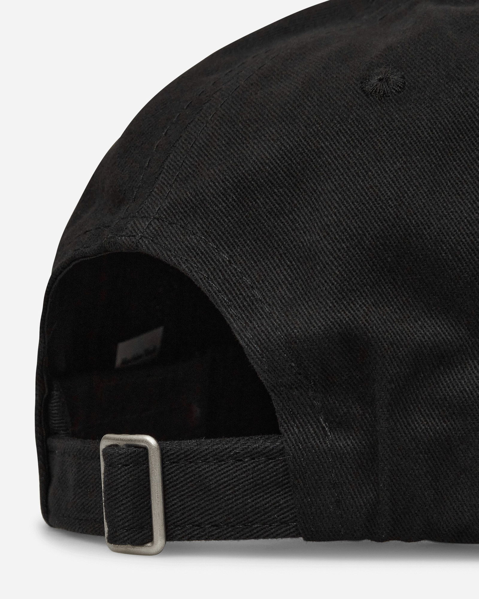 Cotton Twill Baseball Cap Black