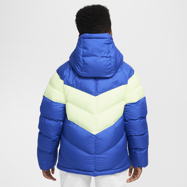 Prešívaná bunda Nike FC Barcelona Synthetic-Fill Hooded Jacket Modrá | FQ3423-417, 3