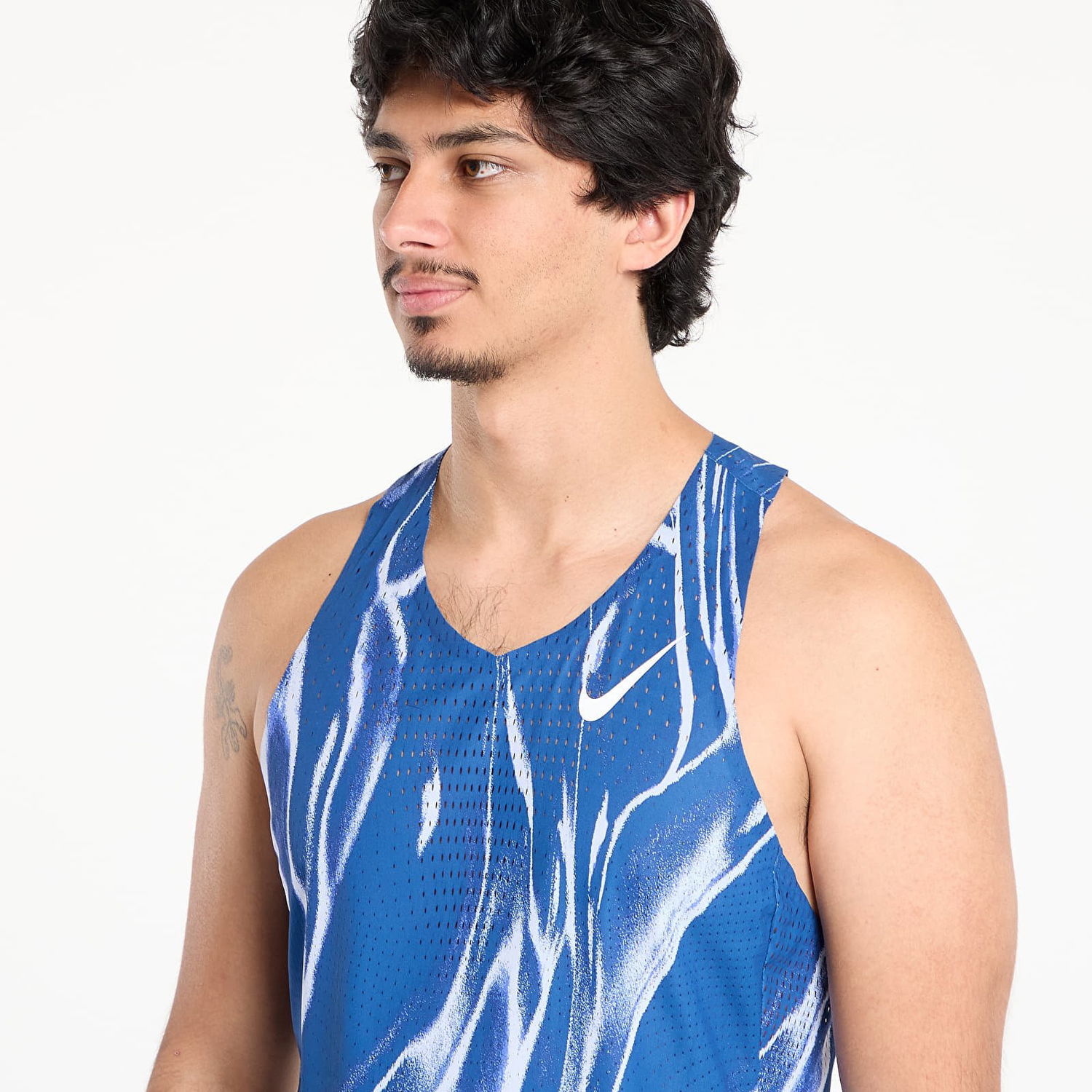Tielko Nike Nike AeroSwift Singlet Modrá | HV2643-492, 1