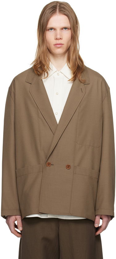 Kabáty LEMAIRE LEMAIRE Double Breasted Blazer Hnedá | JA1042 LF414, 0
