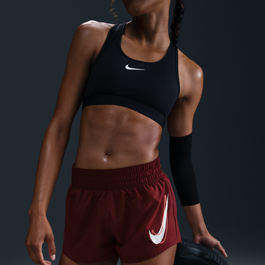 Šortky Nike One Dri-FIT Mid-Rise Running Shorts with Liner Červená | HJ2195-619, 3