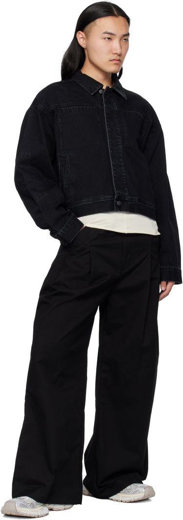 Nohavice Entire Studios Entire Studios Wares Pleated Trousers Čierna | ES2623BL, 3