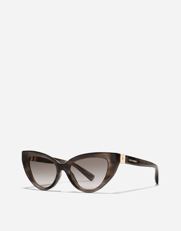 Slnečné okuliare Dolce & Gabbana Dolce & Gabbana DG Hinge Cat-Eye Sunglasses Šedá | VG4497VP93B9V000, 2