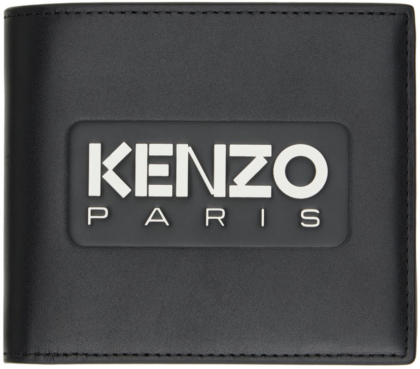 Peňaženka KENZO Paris 'Emboss' Leather Wallet Čierna | FE58PM803L44