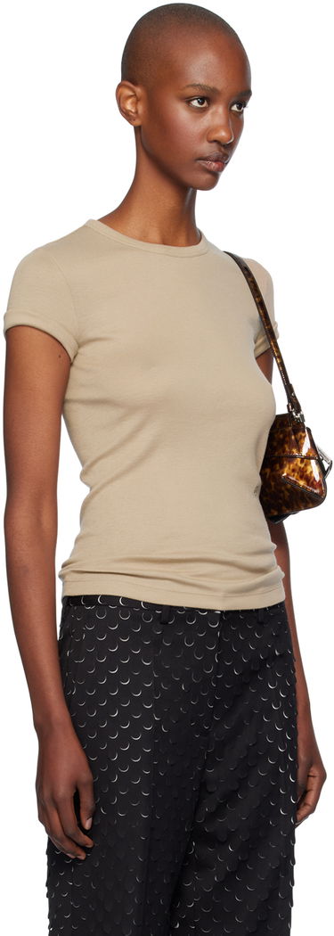 Tričko Helmut Lang Helmut Lang Shrunken T-Shirt Béžová | O01HW515, 1