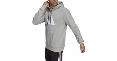 Mikina adidas Originals Hoodie with Large Logo Šedá | h39802, 1