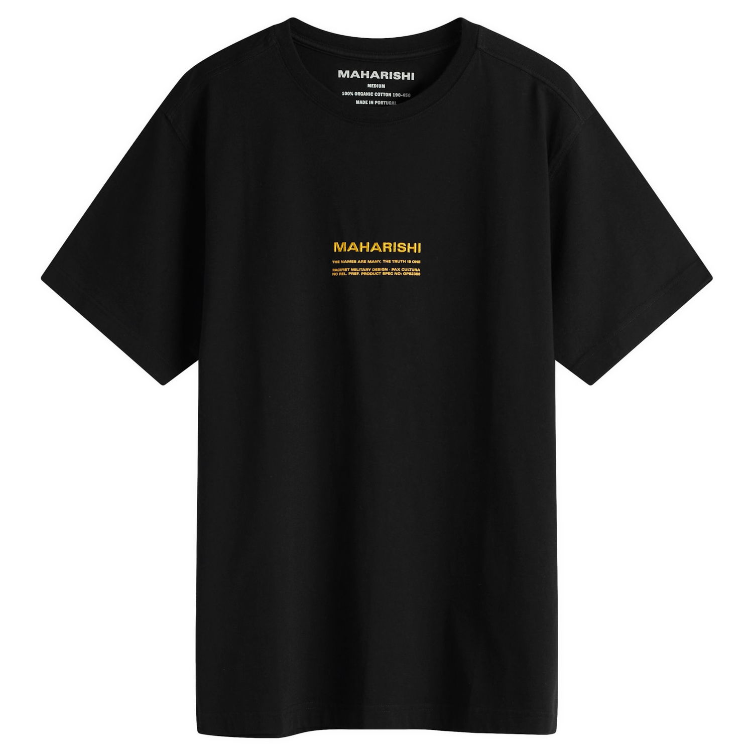 Tričko Maharishi Less Dangerous T-Shirt, Size Large Čierna | 1453-BLK, 1
