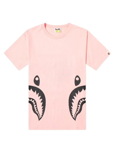 Tričko BAPE Bicolor Side Shark Tee Ružová | 001TEI301027M-PNK