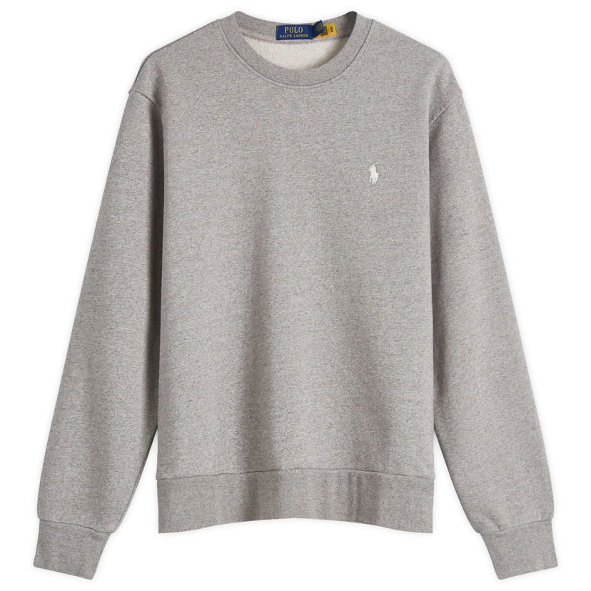 Tričko Polo by Ralph Lauren Polo Ralph Lauren Men's Loopback Crew Neck Sweatshirt in Dark Vintage Heather, Size Small | END. Clothing Šedá | 710916689020