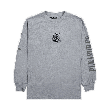 Mikina Pleasures Music Long-Sleeve "Grey" Šedá | P22U008 GREY, 0