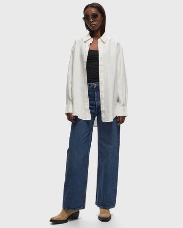 Košeľa Samsoe Samsoe Relaxed Fit Shirt With Classic Collar Čierna | F24100188, 2