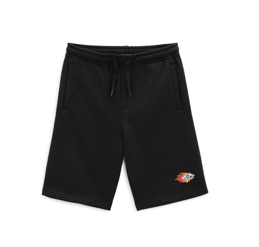 Šortky Vans Logo Repeat Fleece Short Čierna | VN0A7SHHBLK1