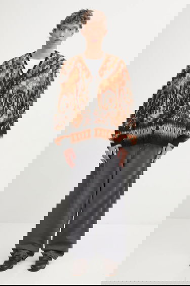 Sveter Needles Mohair Blend Paisley Cardigan Rôznofarebný | RW356, 4