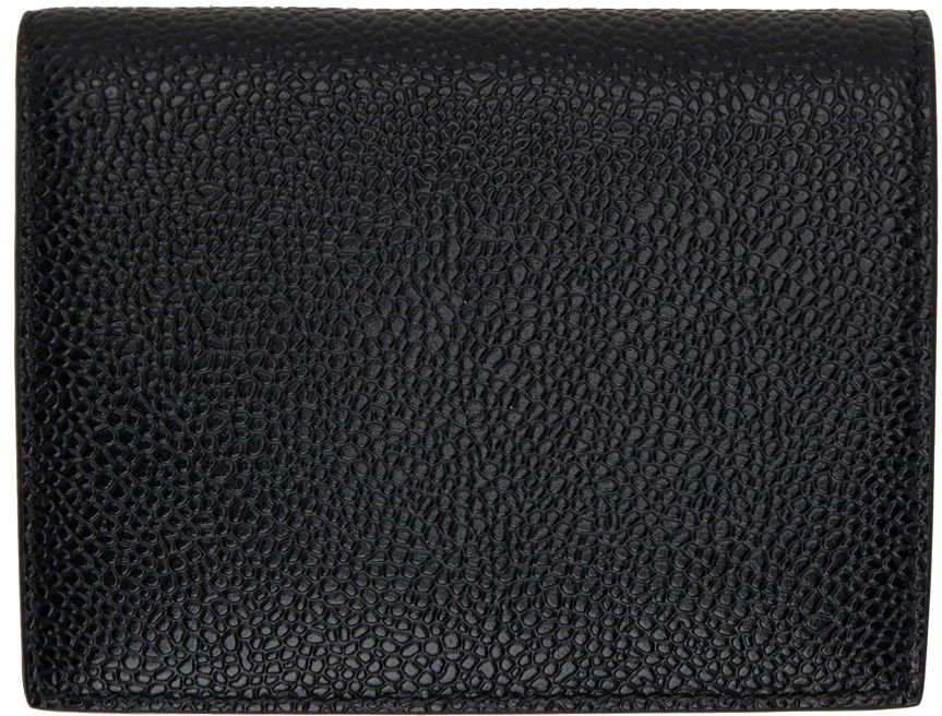 Peňaženka Thom Browne Pebbled Leather Billfold Wallet Čierna | MAW062A-00198, 0