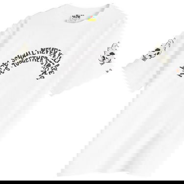 Tričko BAPE White Graphic T-Shirt With Skull Print Biela | 001TEK801052M-WHT, 0