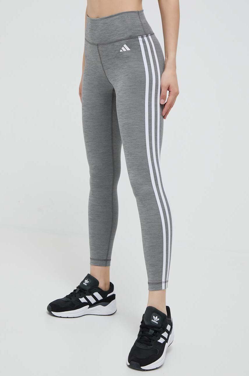 Train Essentials 3-Stripes High-Waisted 7/8 Leggings