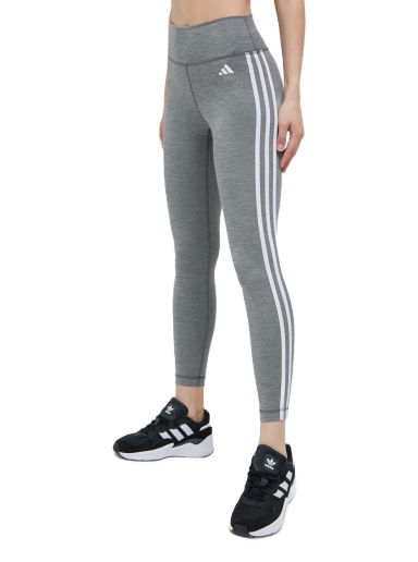 Legíny adidas Performance Train Essentials 3-Stripes High-Waisted 7/8 Leggings Šedá | IC8296