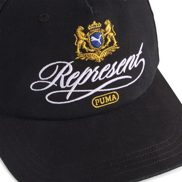 Šiltovka Puma PUMA x REPRESENT Crest Script Cap Čierna | 026600_01, 4