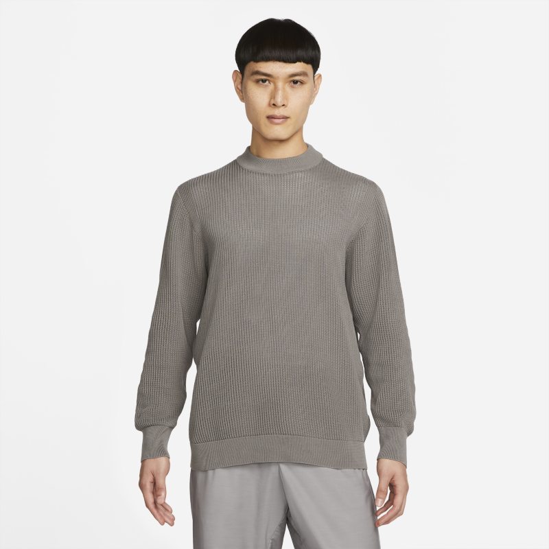 Sveter Nike Knit Mock Neck Sweater Šedá | DN4102-012, 0