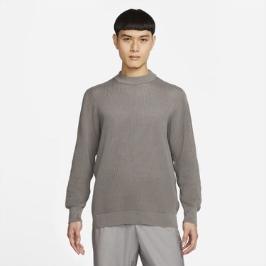 Sveter Nike Knit Mock Neck Sweater Šedá | DN4102-012, 0