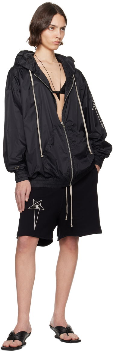 Vetrovka Rick Owens Rick Owens Champion Edition Jumbo Jason's Hoodie Čierna | CW01E1661 CHNY, 3