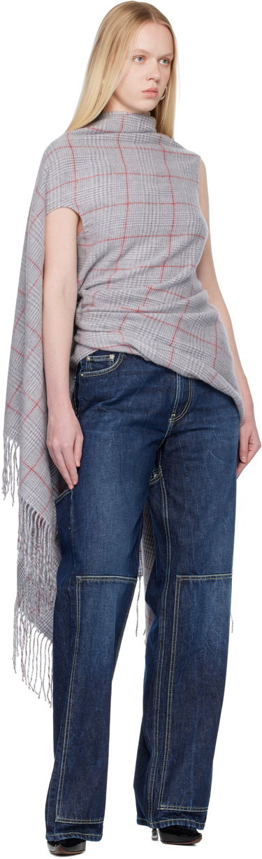 Košeľa Jean Paul Gaultier Jean Paul Gaultier Back Closure Scarf Draped Blouse Rôznofarebný | 25/04-W-TO389-W047-080230, 3