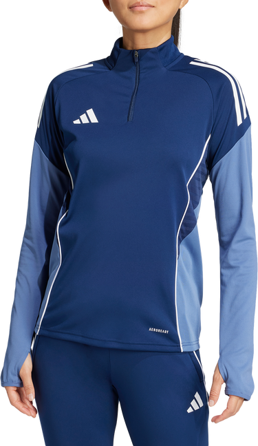 Mikina adidas Originals Adidas TIRO25C Training 1/4 Zip Top Modrá | ji6550, 0