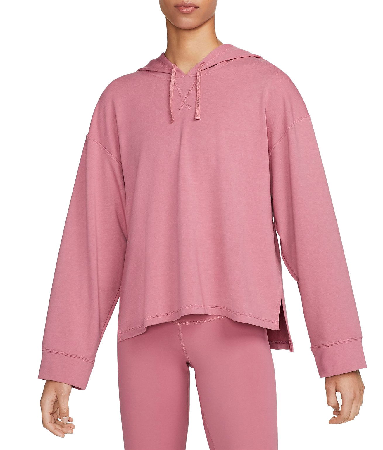 Mikina Nike Nike Yoga Fleece Hoodie Ružová | dm7033-667, 0