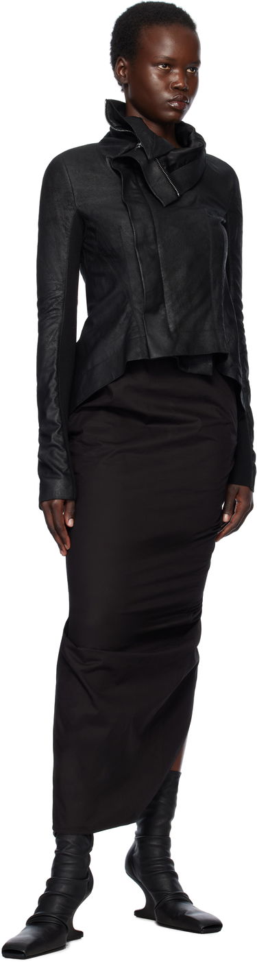 Sukňa Rick Owens Rick Owens Hollywood Soft Pillar Maxi Skirt Čierna | RP01E7331 P, 3