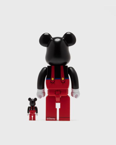 Zberateľské Medicom Toy MICKEY MOUSE BOAT BUILDERS 100% & 400% BE@RBRICK Set Červená | MED1780, 1
