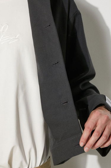 Bunda Neighborhood NEIGHBORHOOD GT Embroidery Oversize Jacket Šedá | 241AQNH.JKM04, 6